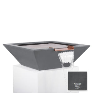 The Outdoor Plus Maya Concrete Water Bowl.