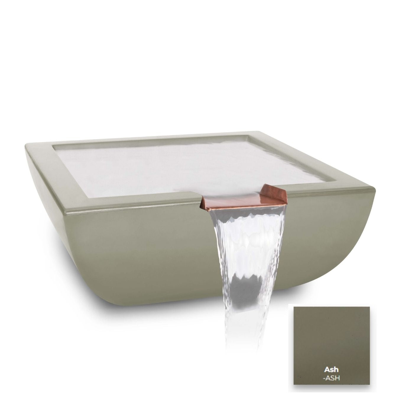 The Outdoor Plus Avalon Concrete Water Bowl.