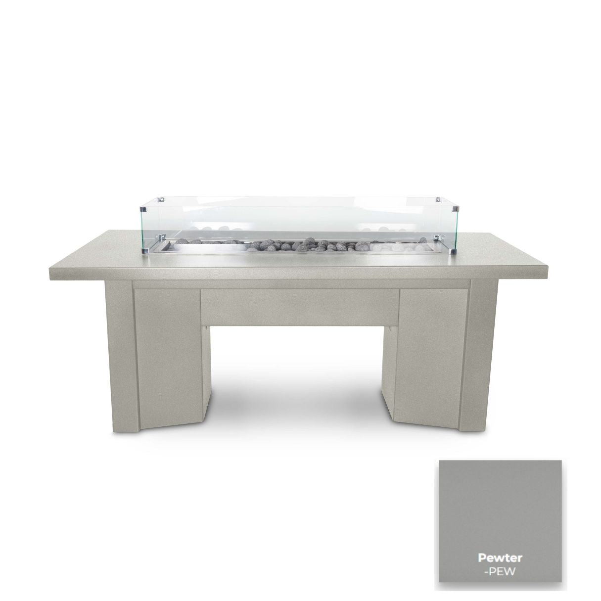 The Outdoor Plus Alameda Powder Coat Steel Fire Table.