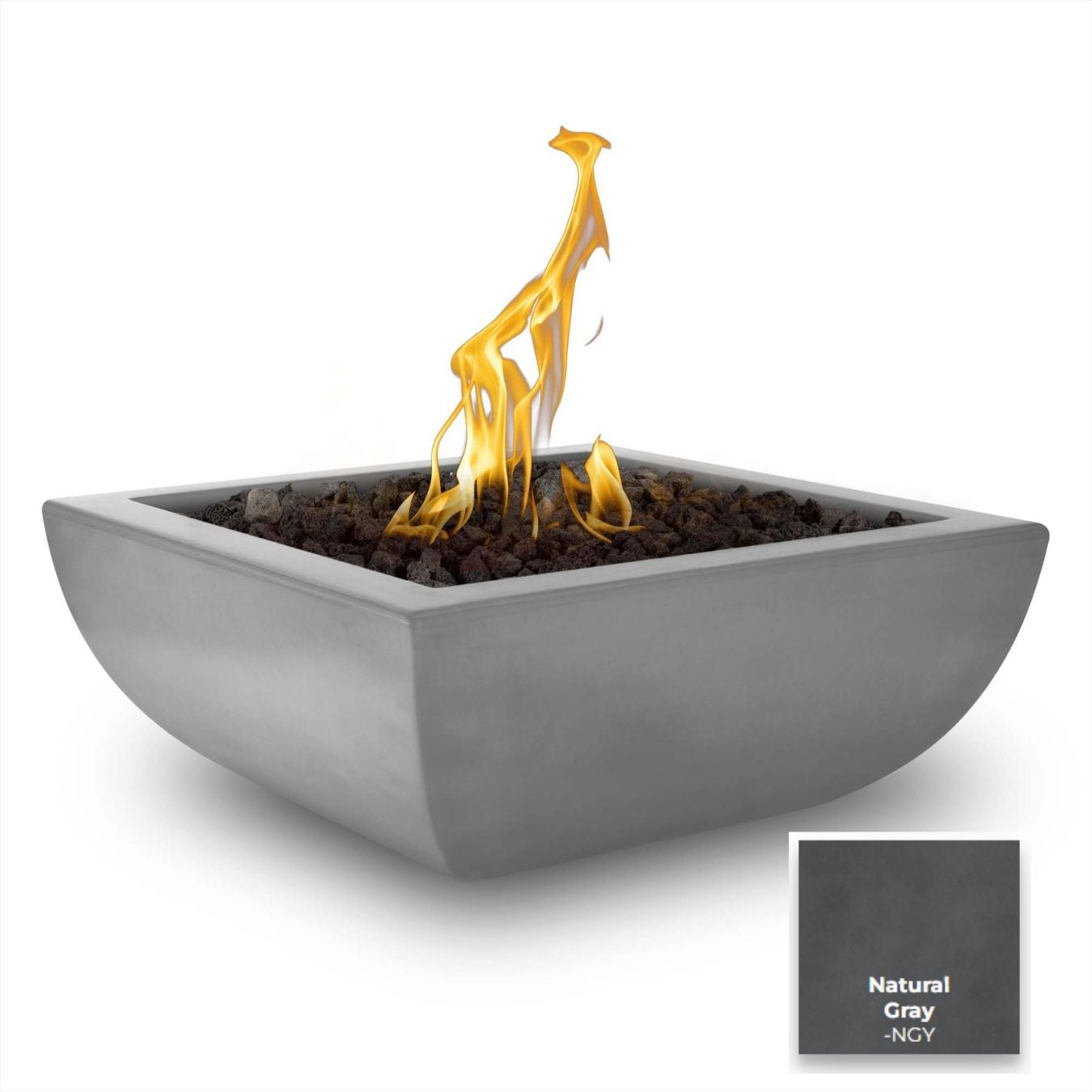 The Outdoor Plus Avalon Concrete Fire Bowl.