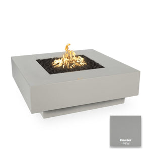The Outdoor Plus Cabo Square Metal Fire Pit.