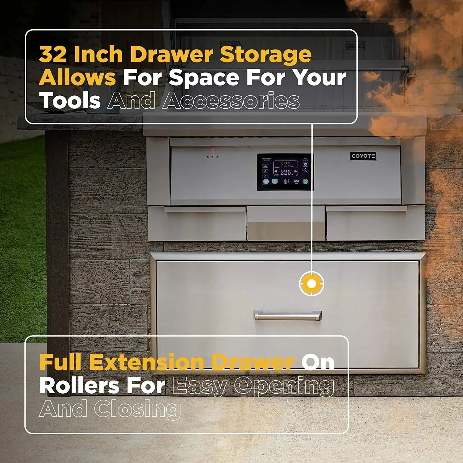 Coyote Single Storage Drawer - CSSD.