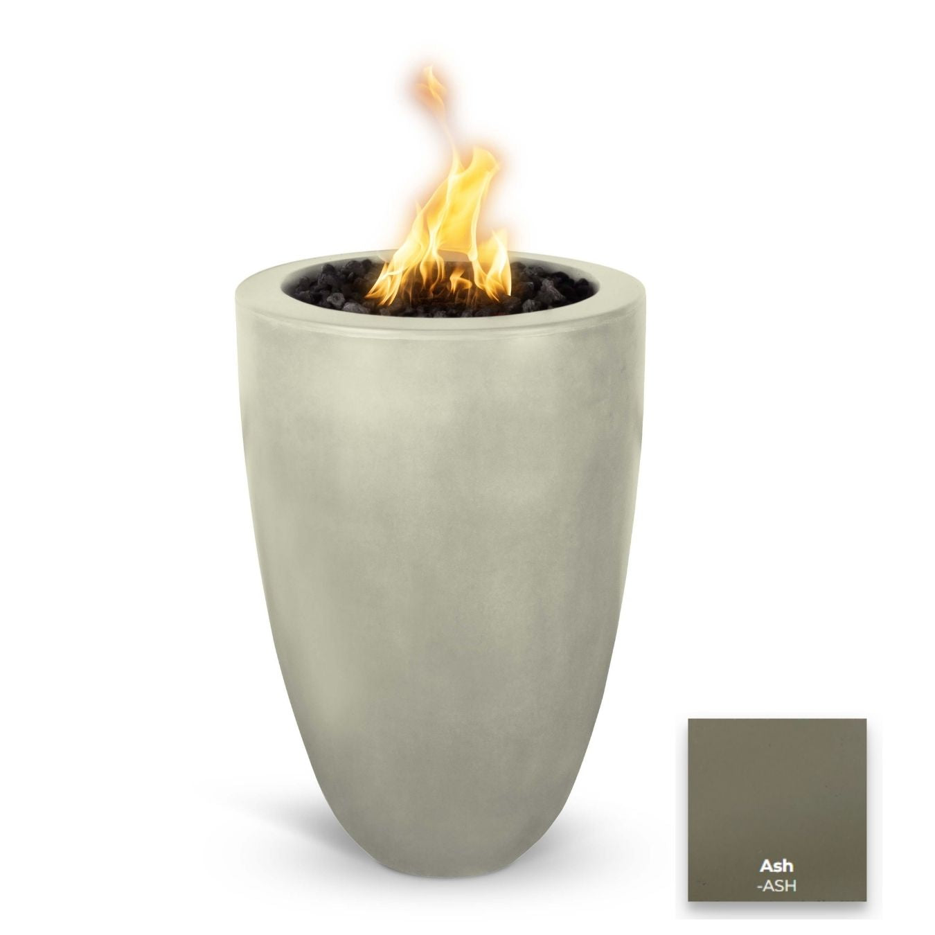 The Outdoor Plus Castillo Concrete Fire Pillar.