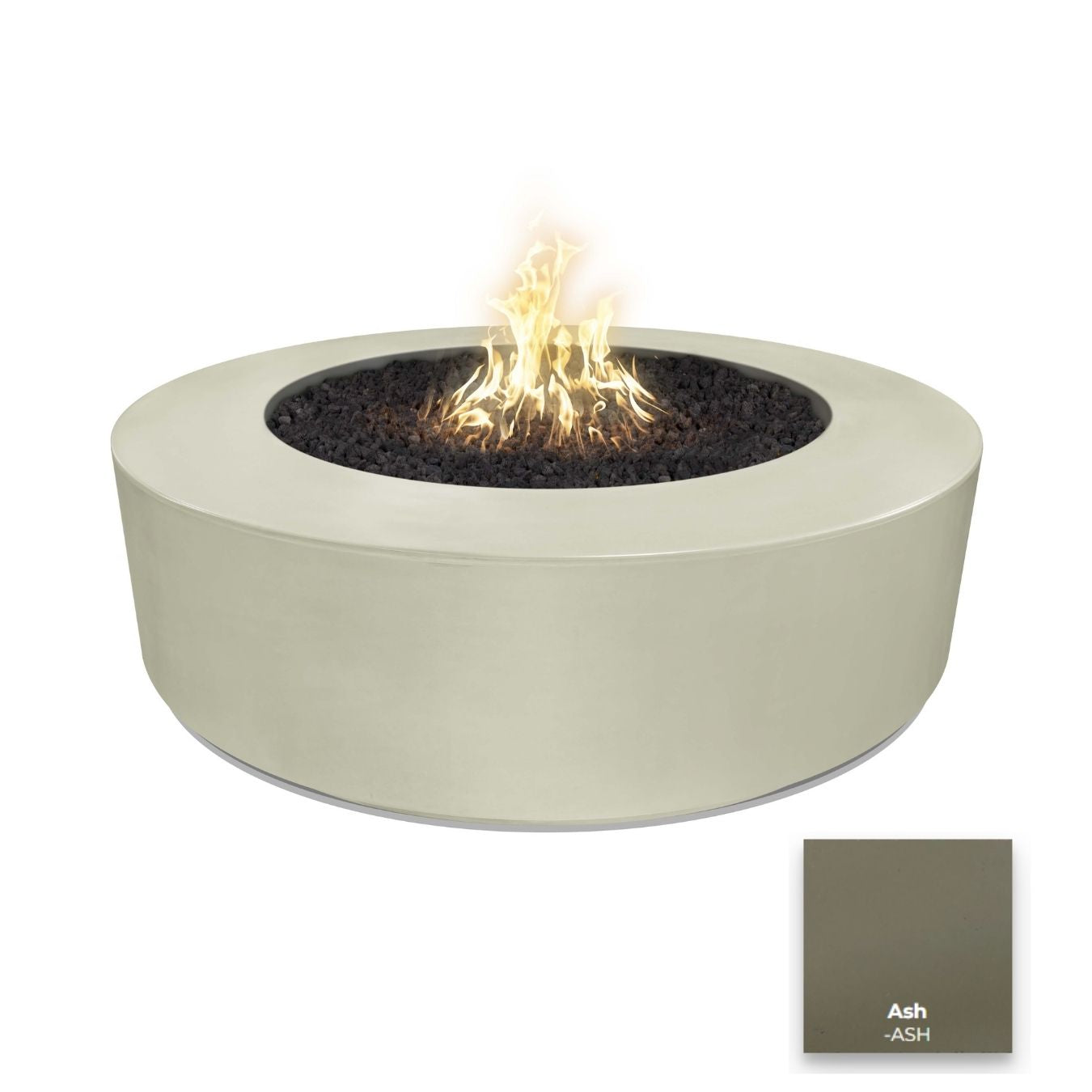 The Outdoor Plus Florence Concrete Fire Pit 72".