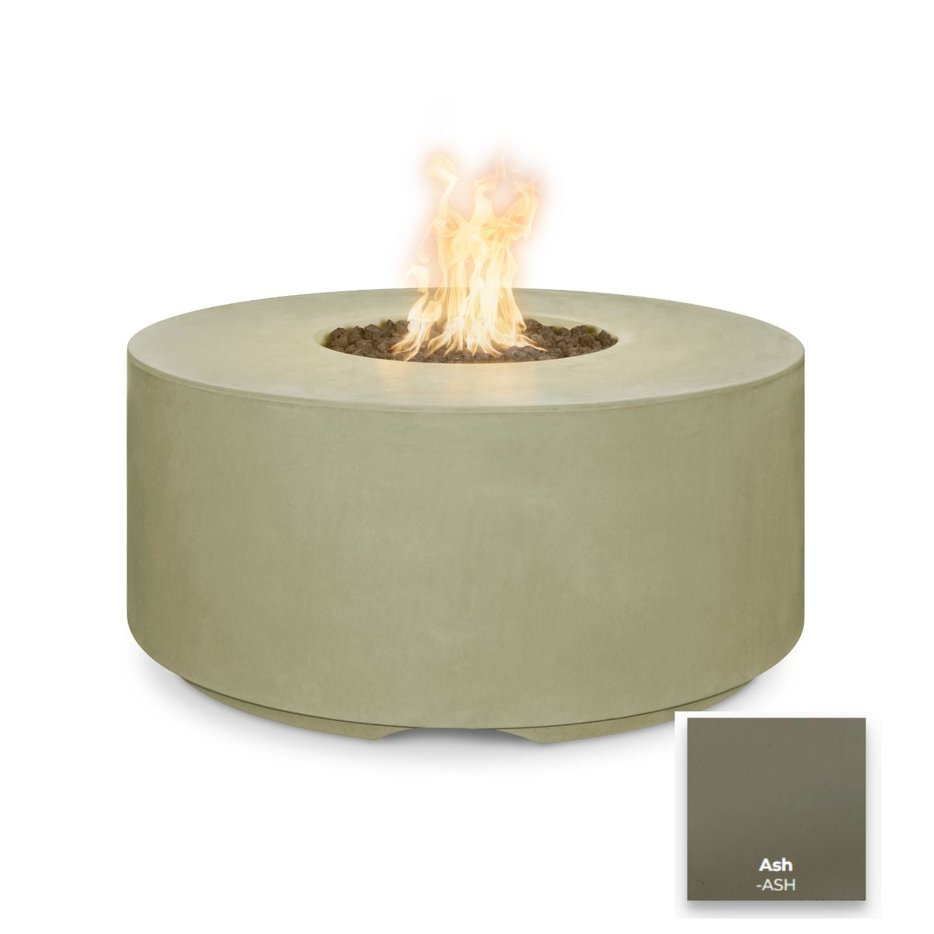 The Outdoor Plus 46" Florence Concrete Fire Pit - 20" Tall.