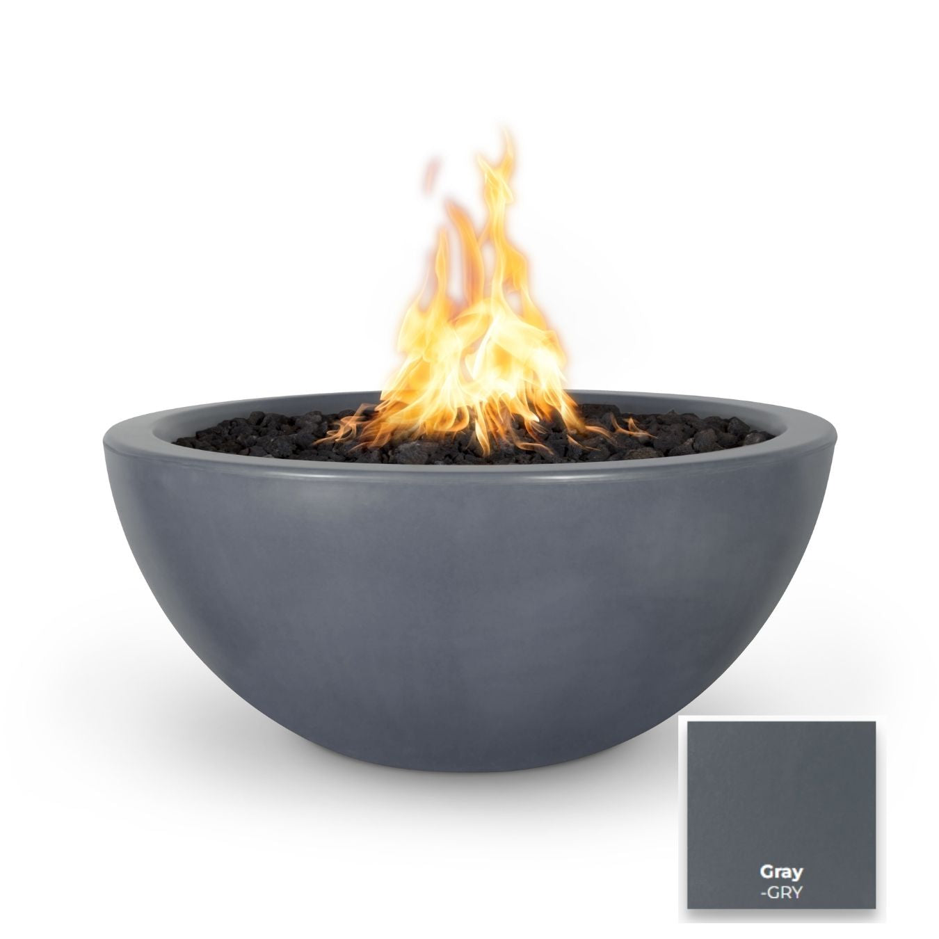 The Outdoor Plus Luna Concrete Fire Pit.