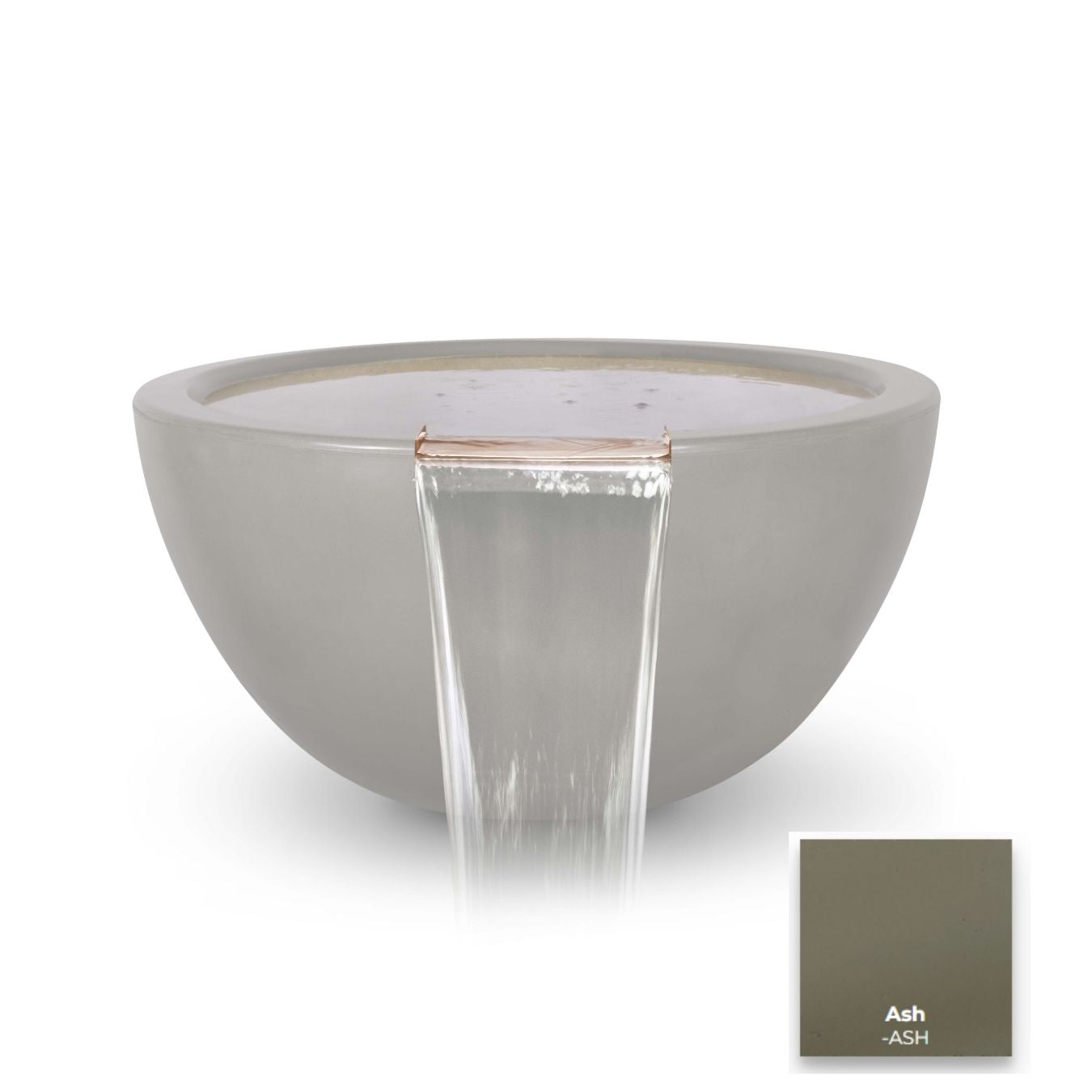 The Outdoor Plus Luna Concrete Water Bowl 30".