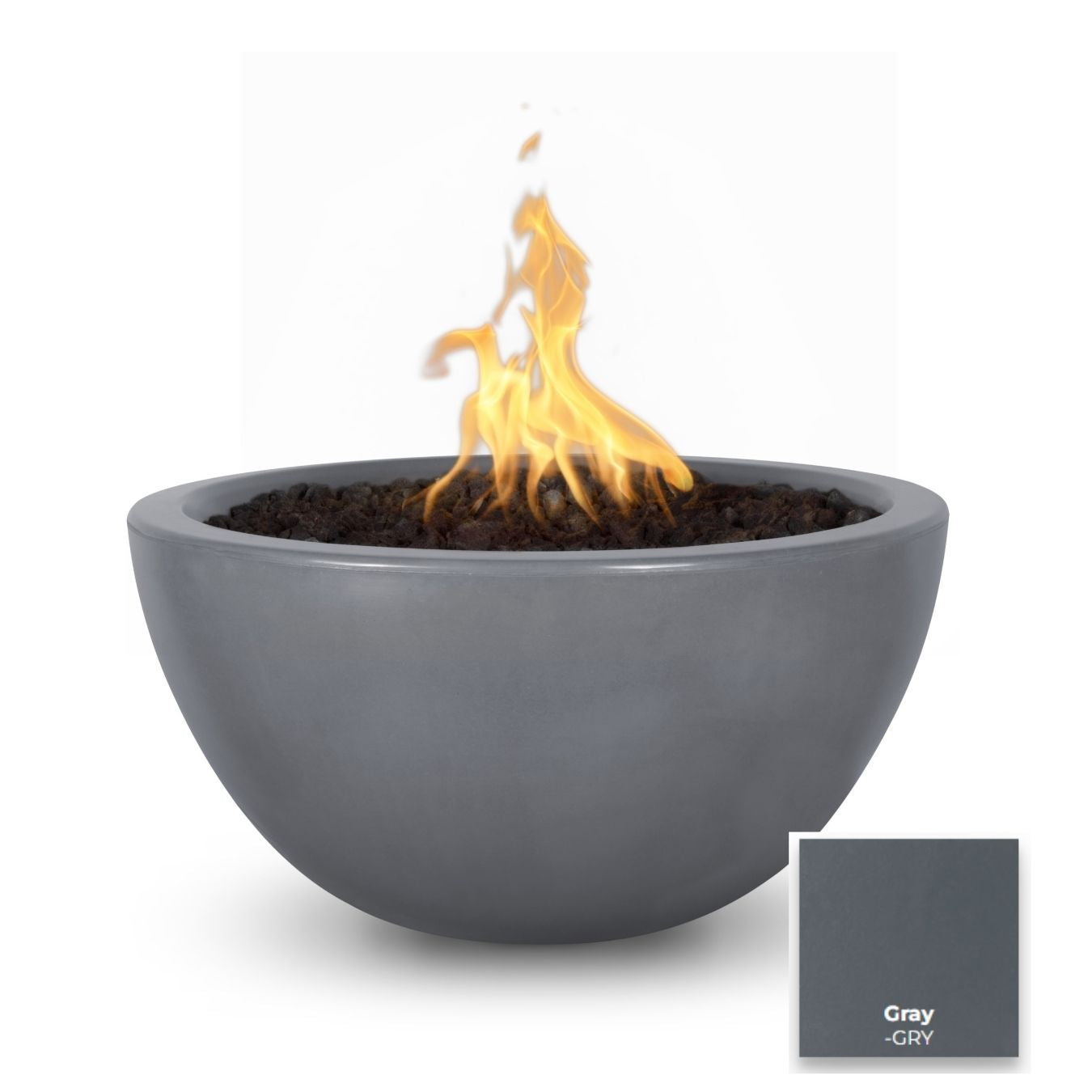 The Outdoor Plus Luna Concrete Fire Bowl.