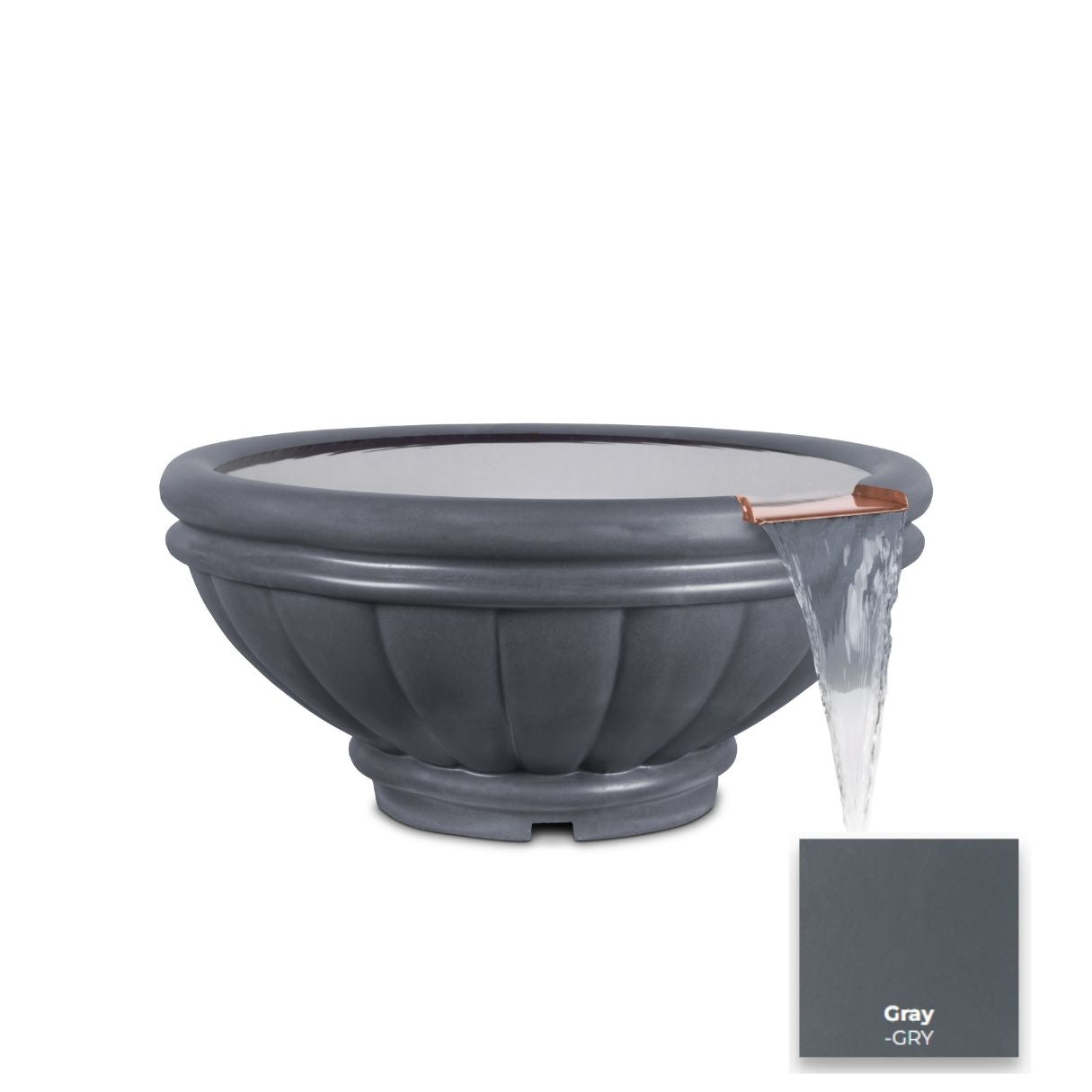 The Outdoor Plus Roma Concrete Water Bowl.