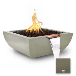 The Outdoor Plus Avalon Concrete Fire & Water Bowl.