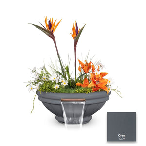 The Outdoor Plus Roma Concrete Planter & Water Bowl.