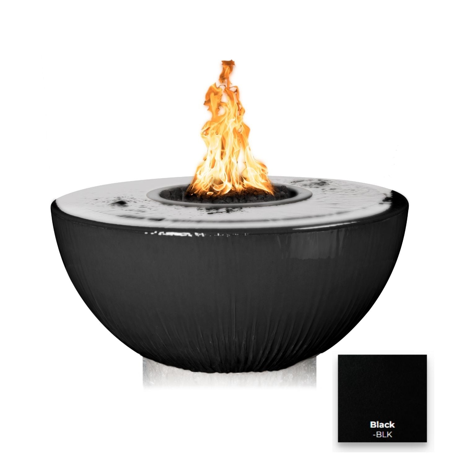 The Outdoor Plus Sedona 360° Concrete Fire & Water Bowl.