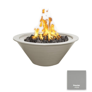 The Outdoor Plus Cazo Powdercoated Steel Fire Bowl.