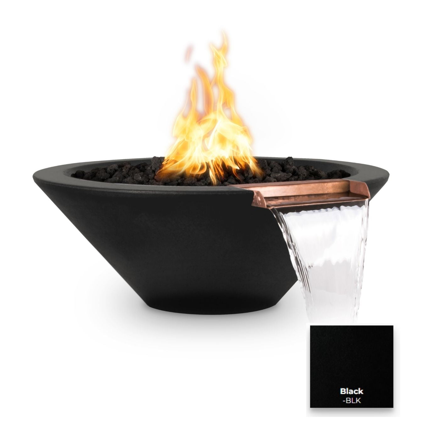 The Outdoor Plus Cazo Concrete Fire & Water Bowl.