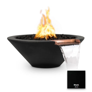 The Outdoor Plus Cazo Concrete Fire & Water Bowl.