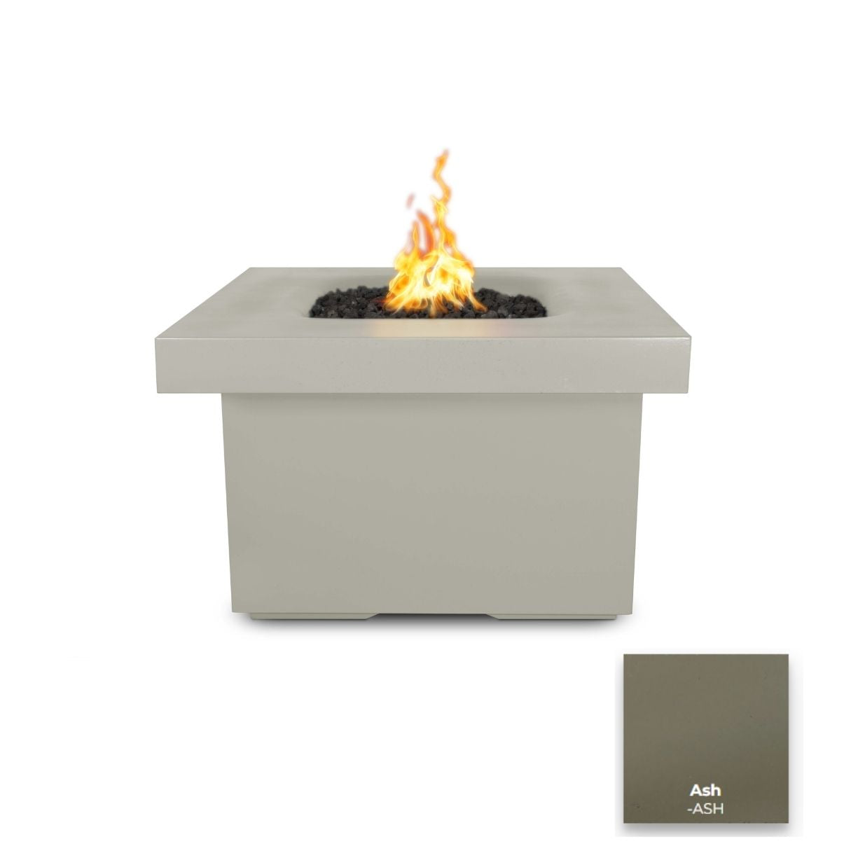 The Outdoor Plus Ramona Square Concrete Fire Table.