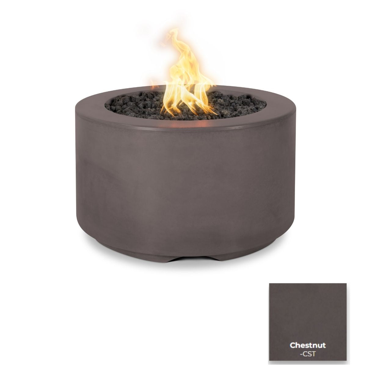 The Outdoor Plus 32" Florence Concrete Fire Pit.