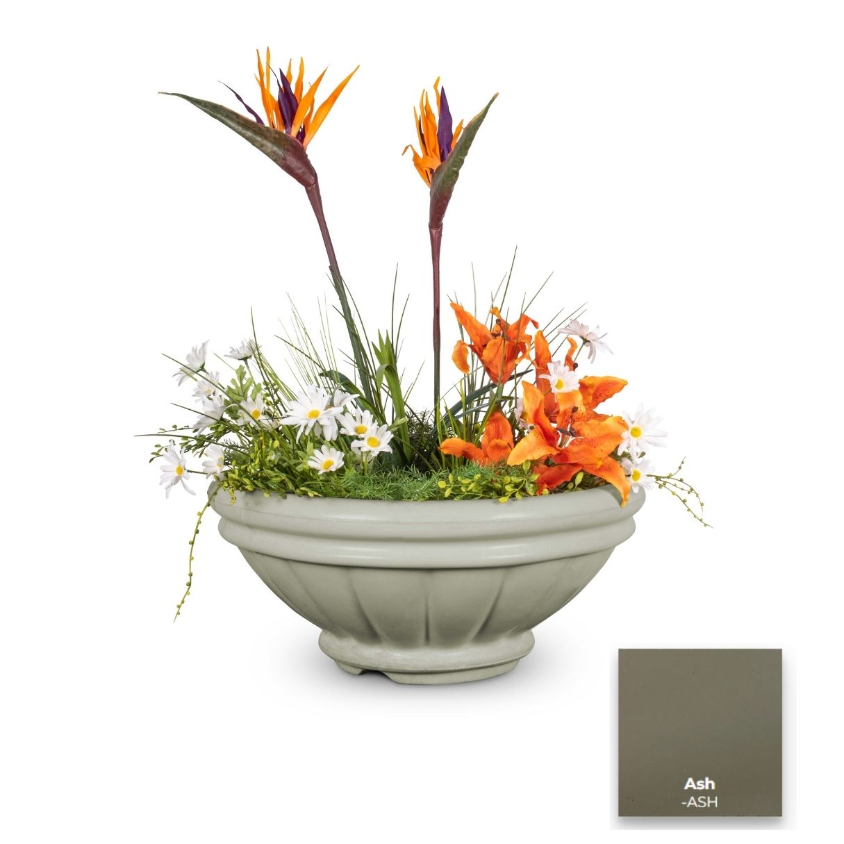 The Outdoor Plus Roma Concrete Planter Bowl.