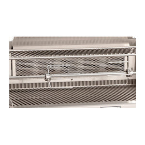 Fire Magic Aurora A660s 30-Inch Natural Gas Freestanding Grill with Backburner, Rotisserie Kit, Magic View Window and Analog Thermometer (A660S-8EAN-61-W).