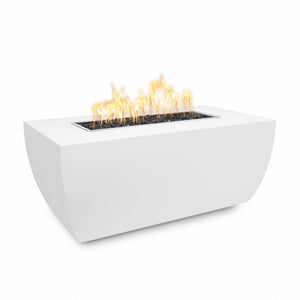 The Outdoor Plus Avalon Linear Metal Fire Pit - 24" Tall.