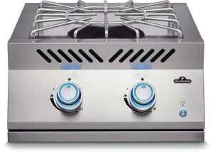Napoleon Built-In 700 Series Propane Gas Power Burner with Stainless Steel Cover - BIB18PBPSS.