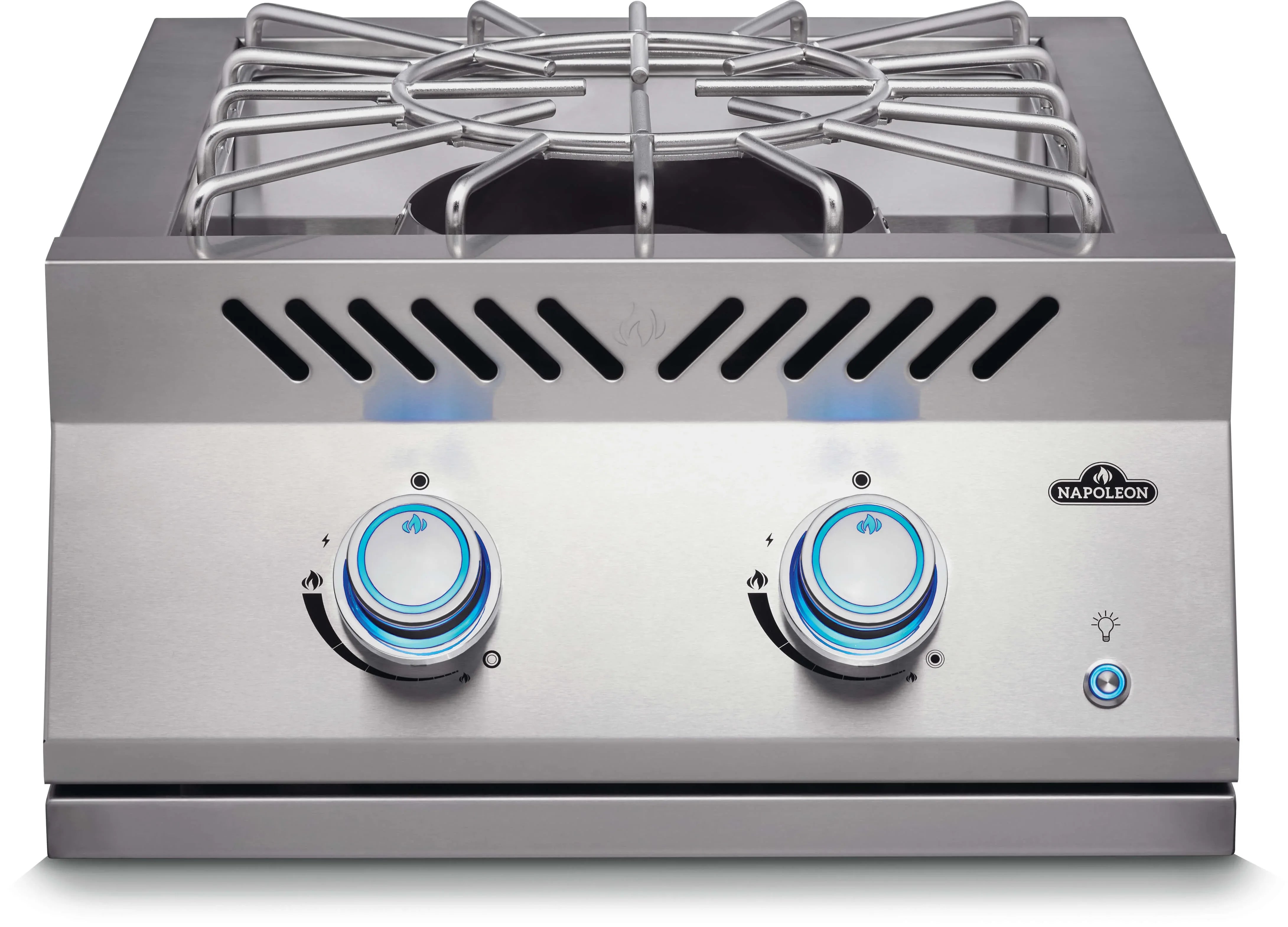 Napoleon Built-In 700 Series Propane Gas Power Burner with Stainless Steel Cover - BIB18PBPSS.