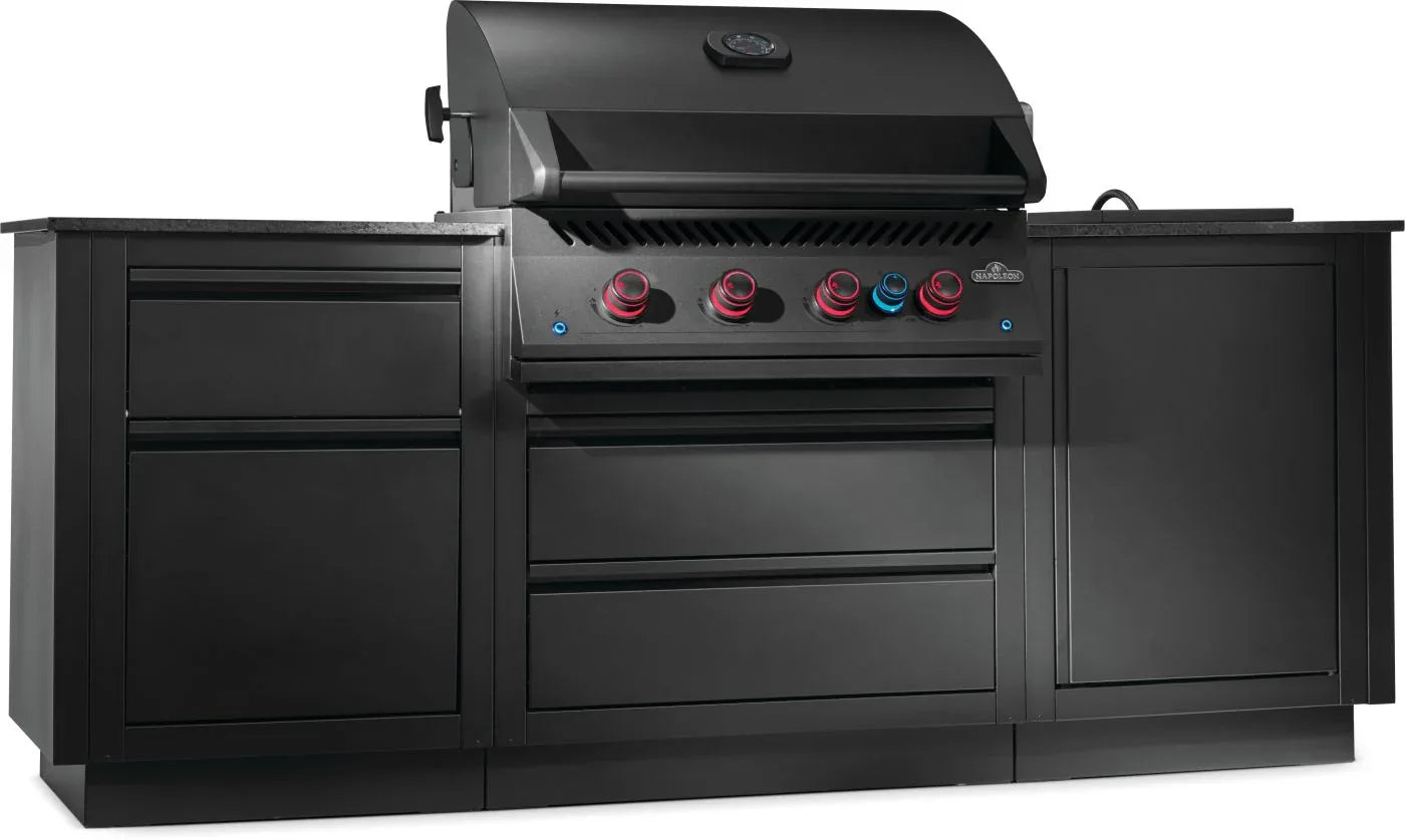 Napoleon Phantom Oasis 300 Outdoor Kitchen Island w/Built-in 700 Series 32" Grill.