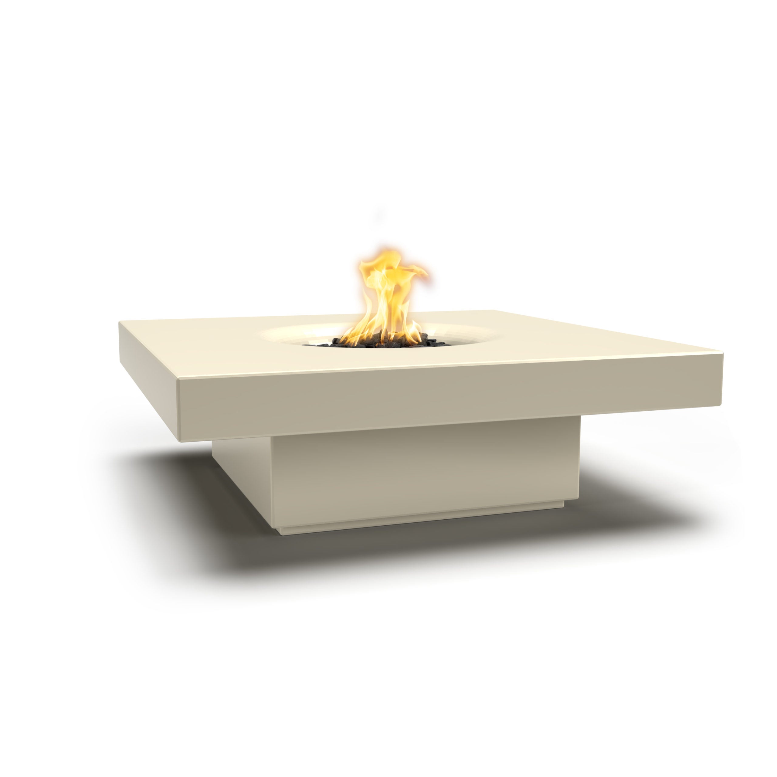 The Outdoor Plus Balboa Concrete Fire Table - 15" Tall.
