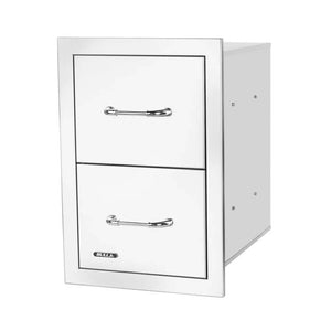 Bull 15 Inch Stainless Steel Double Access Drawer With Reveal - 56990.