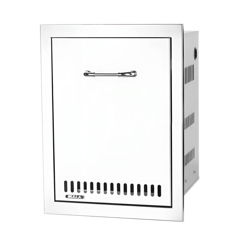Bull 16 Inch Stainless Steel Propane Drawer With Reveal - 56830.