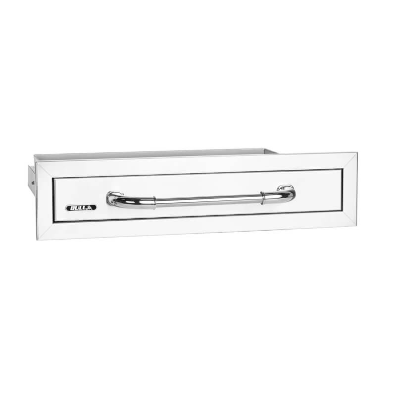 Bull 26 Inch Stainless Steel Single Access Drawer With Reveal - 19970.