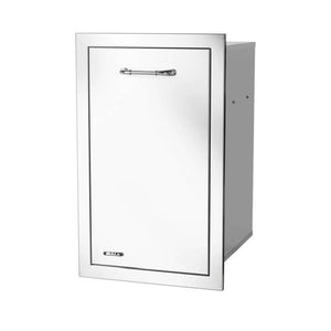 Bull 16 Inch Stainless Steel Slim 10 Gallon Trash Drawer With Reveal - 56960.