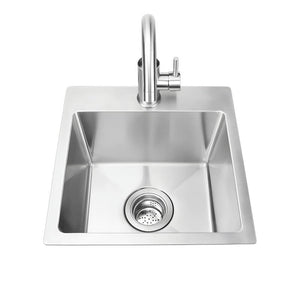 Bull 18 Inch Premium Stainless Steel Sink With Hot And Cold Faucet - 12515.