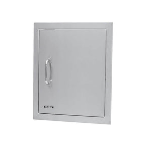 Bull 18 Inch Stainless Steel Single Vertical Access Door With Reveal.