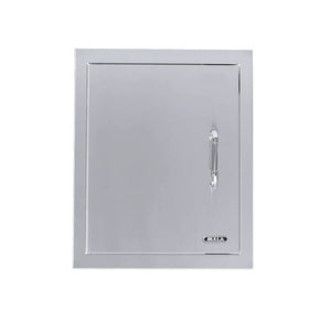 Bull 18 Inch Stainless Steel Single Vertical Access Door With Reveal.