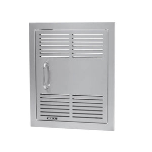Bull 18 Inch Vented Stainless Steel Single Vertical Access Door With Reveal - 90000.