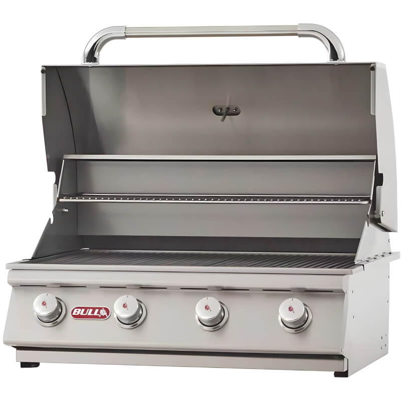 Bull 7-Piece Outlaw 30-Inch 4-Burner Gas Grill Outdoor Kitchen Package.