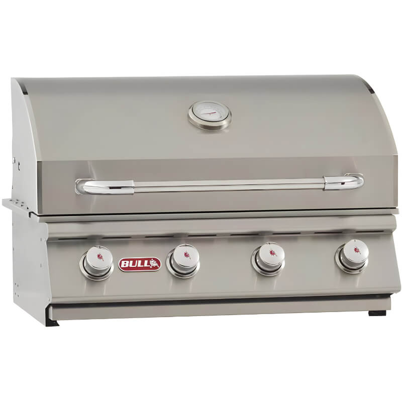 Bull 8-Piece Outlaw 30-Inch 4-Burner Gas Grill Outdoor Kitchen Package.