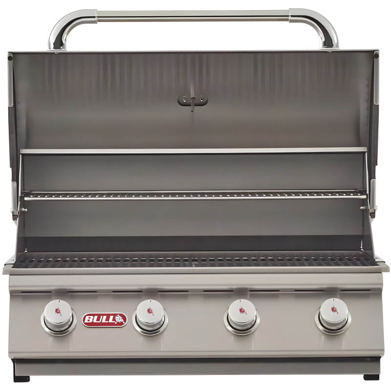 Bull 8-Piece Outlaw 30-Inch 4-Burner Gas Grill Outdoor Kitchen Package.