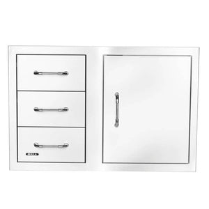 Bull 30 Inch Stainless Steel Access Door And 3 Drawer Combo With Reveal - 25900.