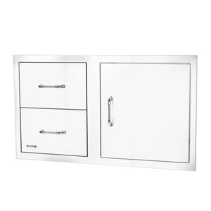 Bull 30 Inch Stainless Steel Access Door & Double Drawer Combo With Reveal- 25890.
