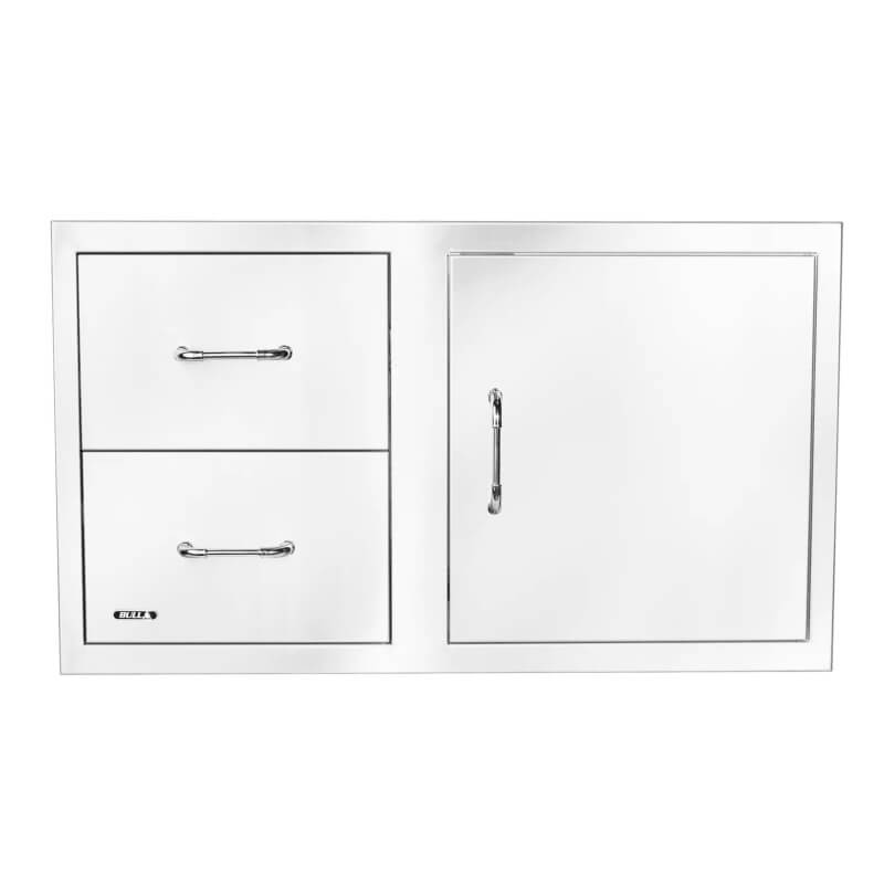 Bull 30 Inch Stainless Steel Access Door & Double Drawer Combo With Reveal- 25890.