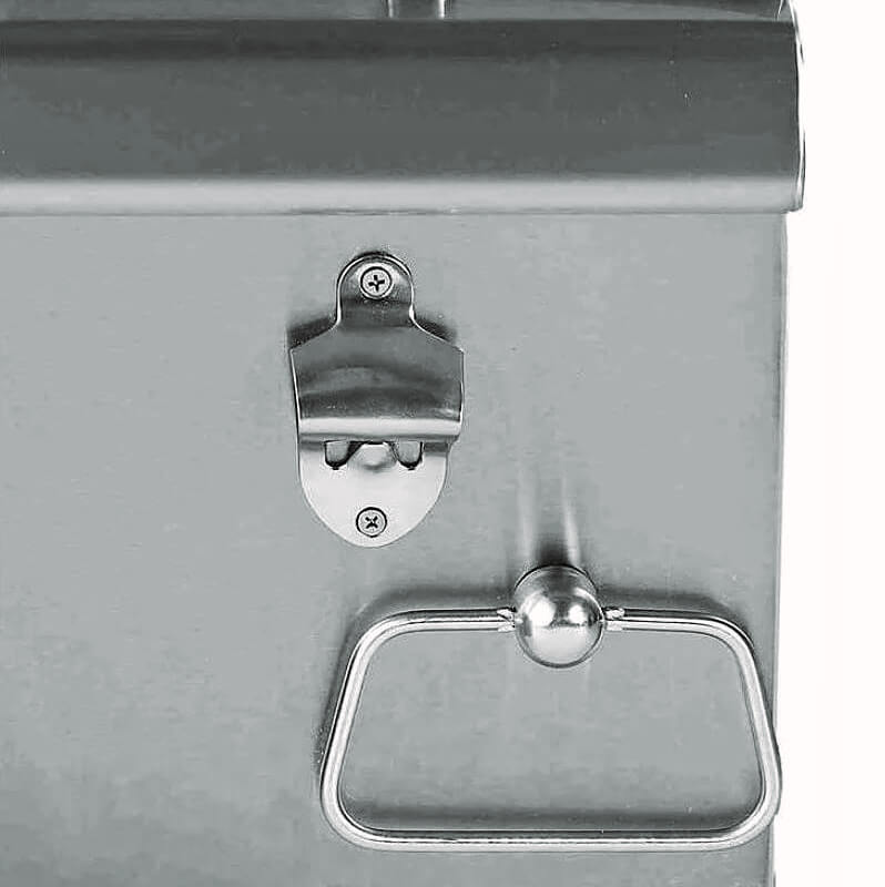 Bull 30 Inch Stainless Steel Slide-In Bar Center With Ice Chest & Sink - 97623.