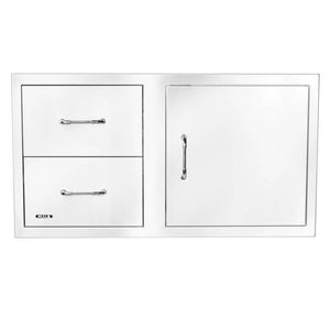 Bull 38 Inch Stainless Steel Access Door & Double Drawer Combo With Reveal - 55890.