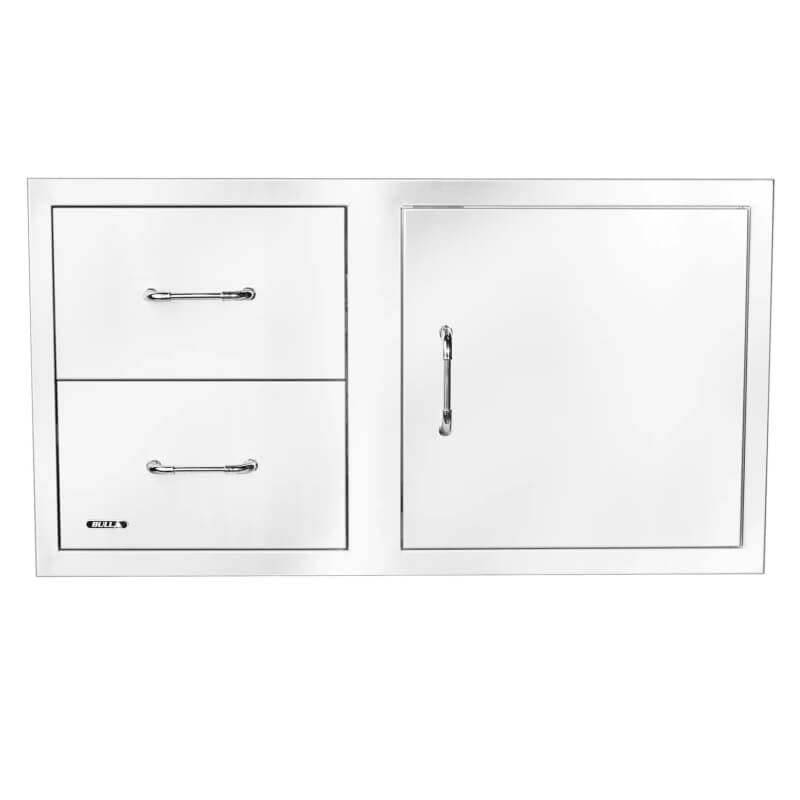 Bull 38 Inch Stainless Steel Access Door & Double Drawer Combo With Reveal - 55890.