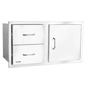 Bull 38 Inch Stainless Steel Access Door & Double Drawer Combo With Reveal - 55890.
