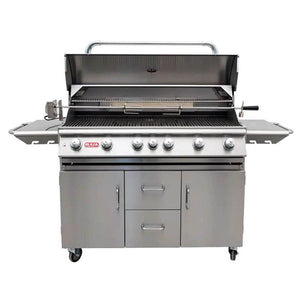 Bull Diablo 46-Inch 6 Burner Gas Grill Cart - 28038.