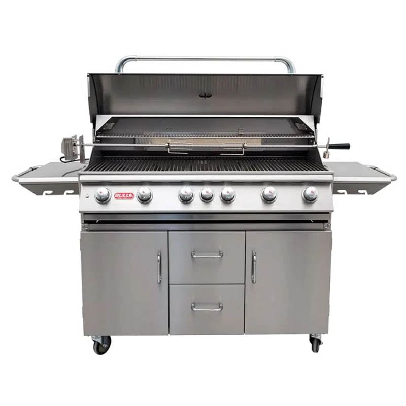 Bull Diablo 46-Inch 6 Burner Gas Grill Cart - 28038.