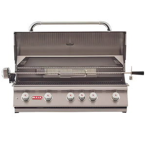 Bull 4-Piece Brahma 38-Inch 5-Burner Gas Grill Outdoor Kitchen Package.