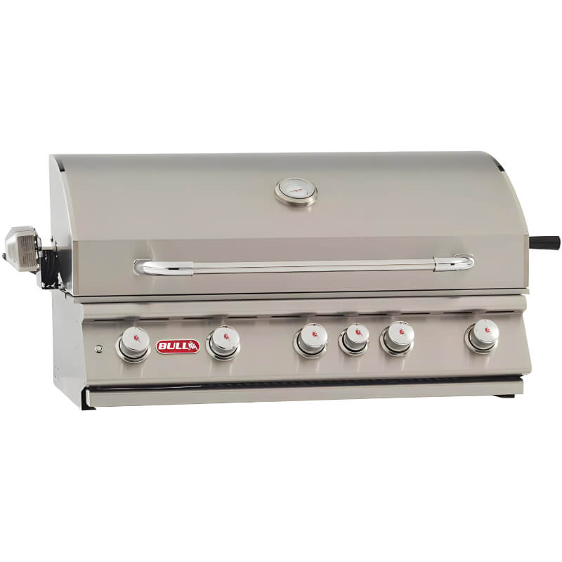 Bull 8-Piece Brahma 38-Inch 5-Burner Gas Grill Outdoor Kitchen Package.